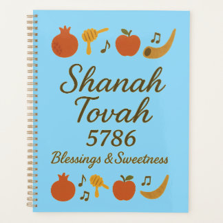 Agenda Rosh Hashanah 5786 Planner – Blessings & New Begin