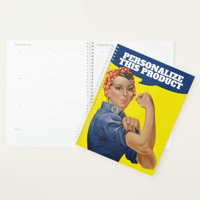 Agenda Rosie, o ribeirinho, é fácil de personalizar (Exibição)