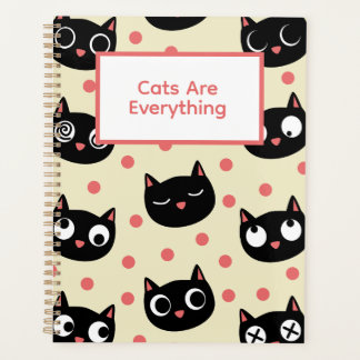 Agenda Rostos de Gato Engraçados