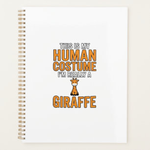 Agenda Roupa de girafa engraçada vetor camisa design_1