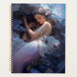 Agenda Roxo Dormindo Sereia Fantasia