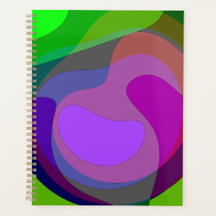 Agenda Roxo E Verde 403