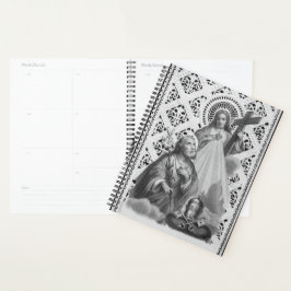 Agenda Rua. Joseph, Símbolos Papais e SHJ (Detalhe; LT 02