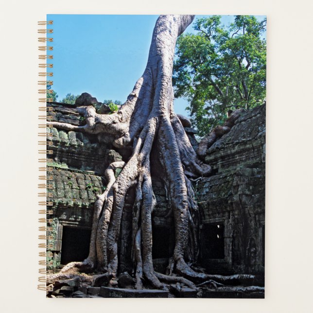Agenda Ruína de Ta Prohm - Angkor Wat, Camboja, Ásia (Frente)