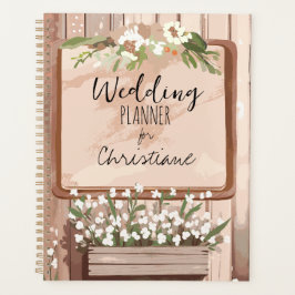 Agenda Rustic Barn Wedding Planner | Design de Fotografia