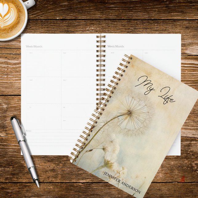 Agenda Rustic Dandelions (Criador carregado)