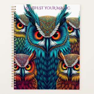 Agenda 🦉 Sabedoria da Coruja Sagrada - Diário de Planeja