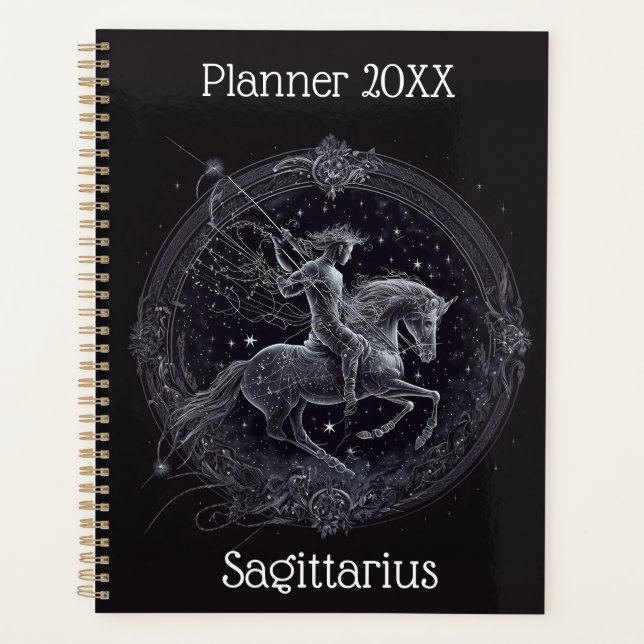 Agenda Sagittarius Zodiac Planner (Frente)