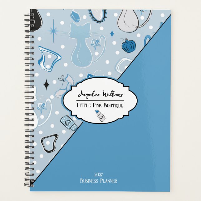 Agenda Salão Azul de Meninas de Meados do Século (Frente)