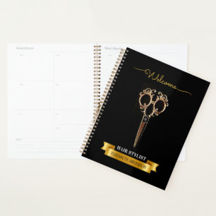 Agenda Salão de beleza da lista de cabelo profissional