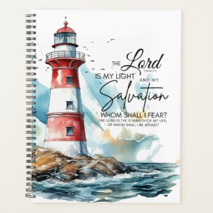 Agenda Salmo 27:1 Bíblia LORD é minha Luz e Salvação