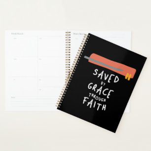 Agenda Salvo por Grace Através de Fé - Citação Cristã