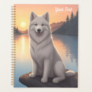Agenda Samoyed pelo Lago