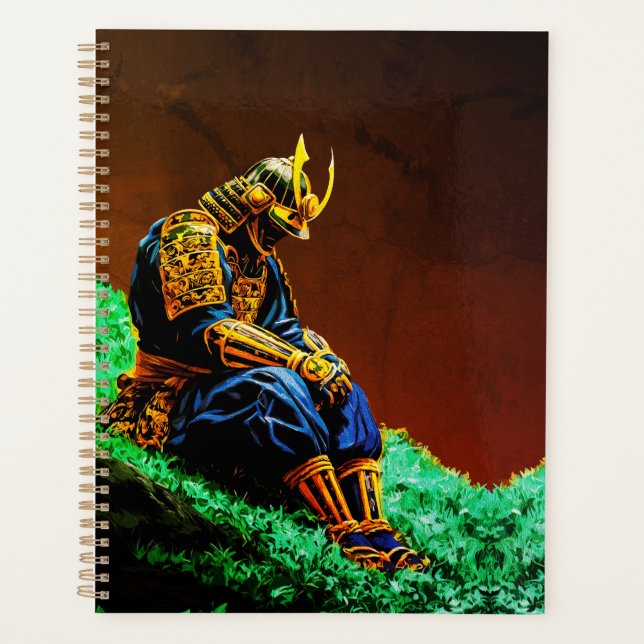 Agenda Samurai Warrior em Ouro Armor - Epic Japonês (Frente)