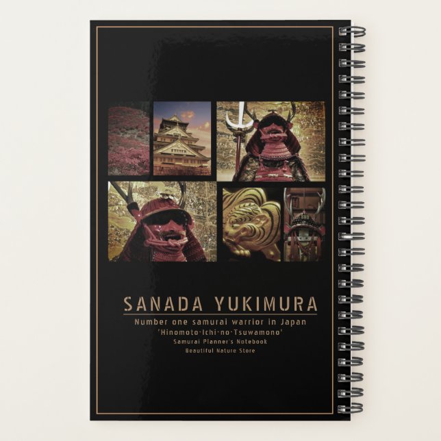 Agenda SANADA YUKIMURA (Red ver.) プランナー手帳 (Verso)