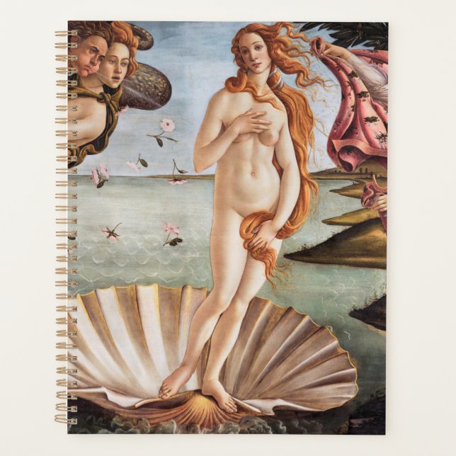 Agenda Sandro Botticelli - Nascimento de Vênus (Frente)