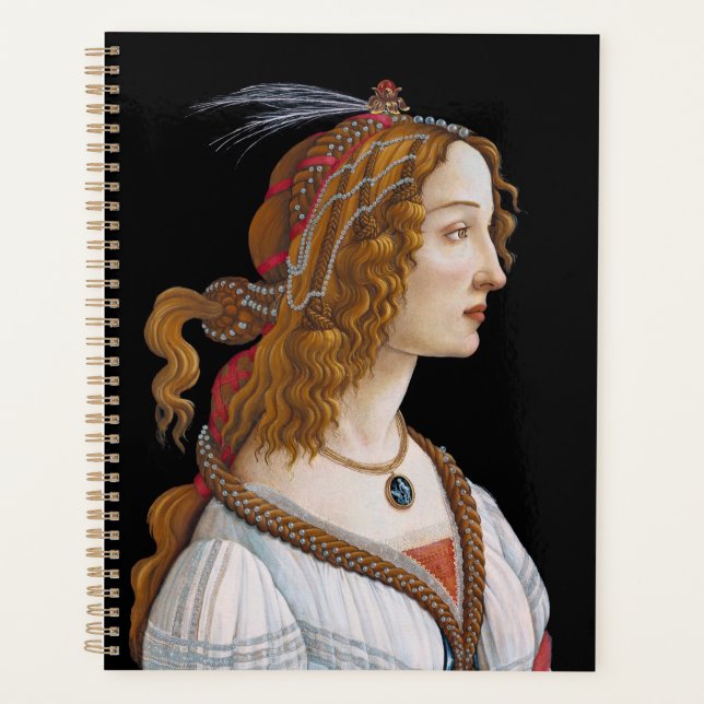 Agenda Sandro Botticelli - Retrato de Simonetta Vespucci (Frente)