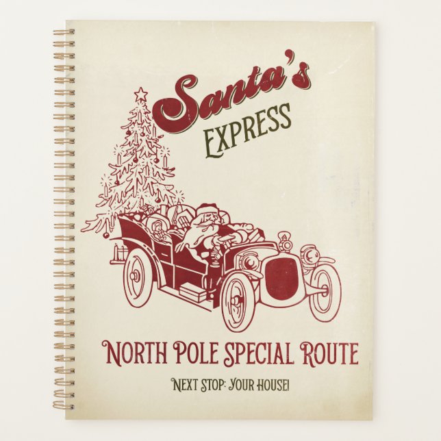 Agenda Santa's Express Vitange Christmas (Frente)