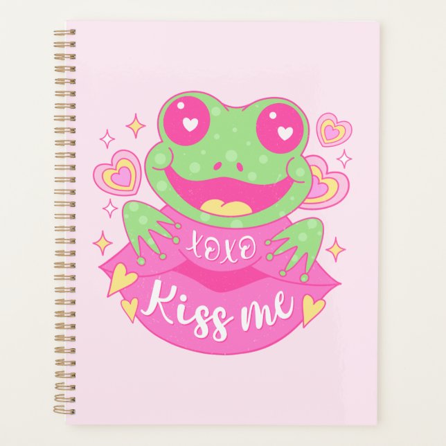 Agenda Sapo Beijo-Me Bonito - Xoxo (Frente)