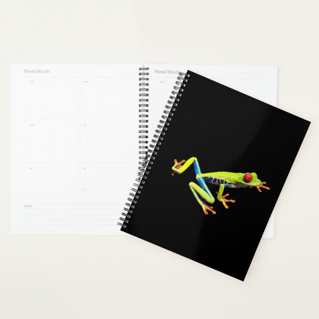 Agenda Sapo de Árvore Pintada de Olhos Vermelhos (Exibição)