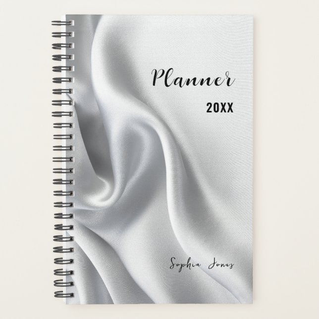 Agenda Satin Branco (Frente)