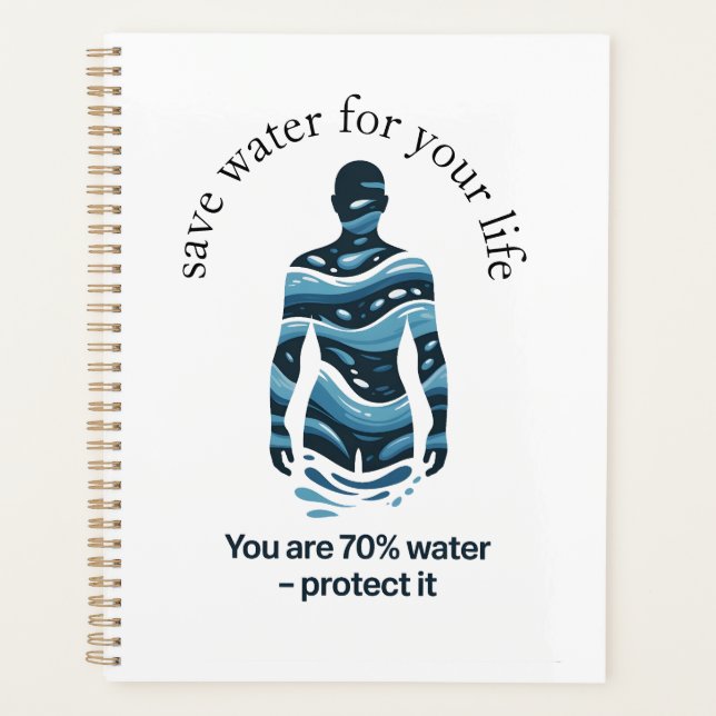 Agenda save water for your life (Frente)