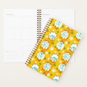 Agenda Scooby-Doo   Padrão Floral de Caráter