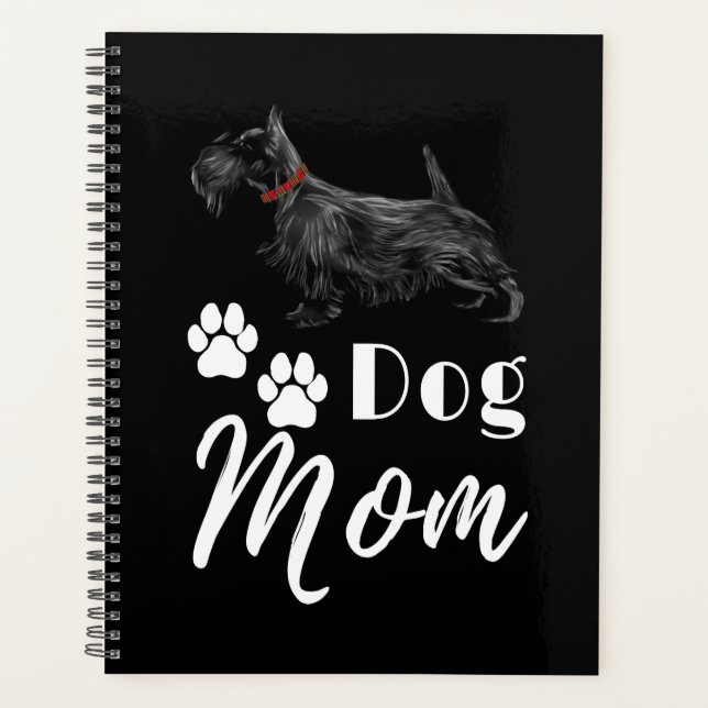 Agenda Scottish Terrier Scottie Dog Mãe (Frente)