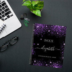 Agenda Script 2023 do nome da poeira do roxo preto