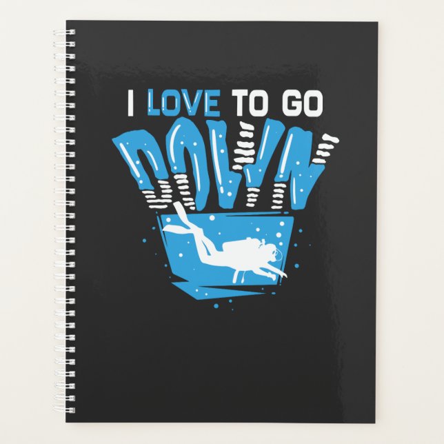 Agenda Scuba Diving - Eu Adoro Descer (Frente)