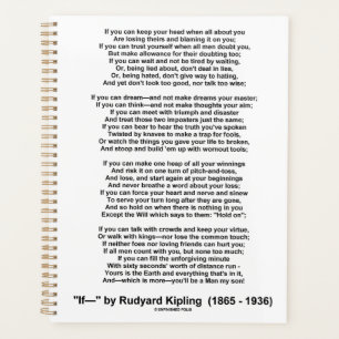 Agenda Se- Poema de Rudyard Kipling (Sem Imagem de Kiplin