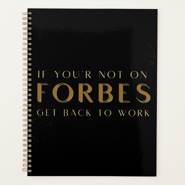 Agenda Se você não está em Forbes Volte ao trabalho, Moti (Frente)