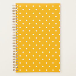Agenda Seamless yellow-orange  polka dot  pattern 