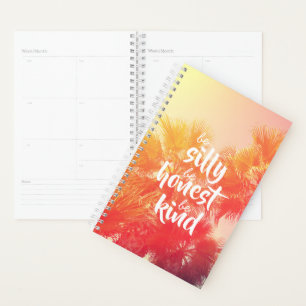 Agenda Seja Honesto, Seja gentil, Cite Retro Palm Tree