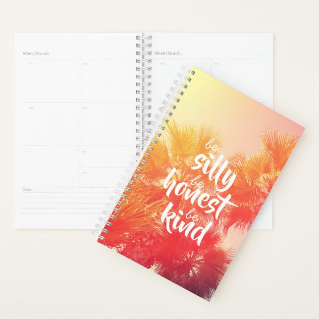 Agenda Seja Honesto, Seja gentil, Cite Retro Palm Tree (Exibição)