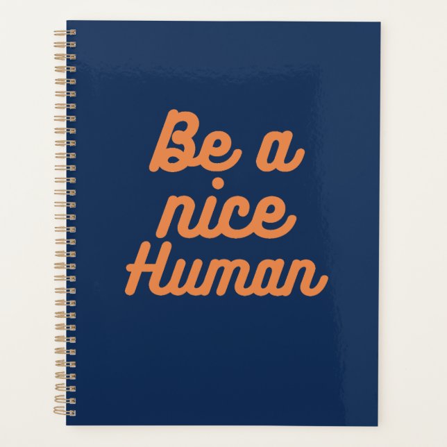 Agenda Seja um bom Humano (Frente)