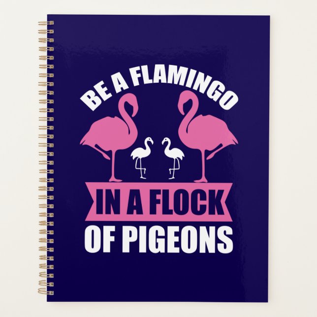 Agenda Seja um Flamingo em um Bando de Pombos (Frente)