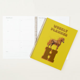 Agenda Selo Espírito Selvagem – Arte de Cavalos Majestoso