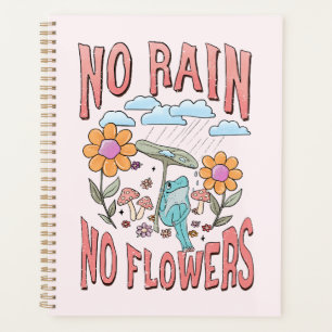 Agenda Sem Chuva, Sem Flores Floral Inspiracional