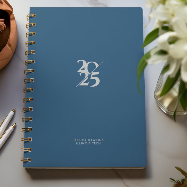 Agenda Semana Espiral Real de Ano Azul (Criador carregado)