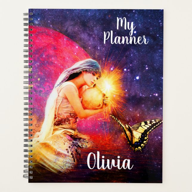 Agenda Senhora Mágica e Borboleta (Frente)