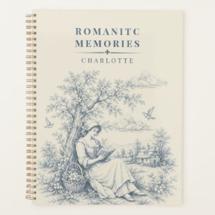 Agenda Senhorita Leitora no Campo Francês Personalizado