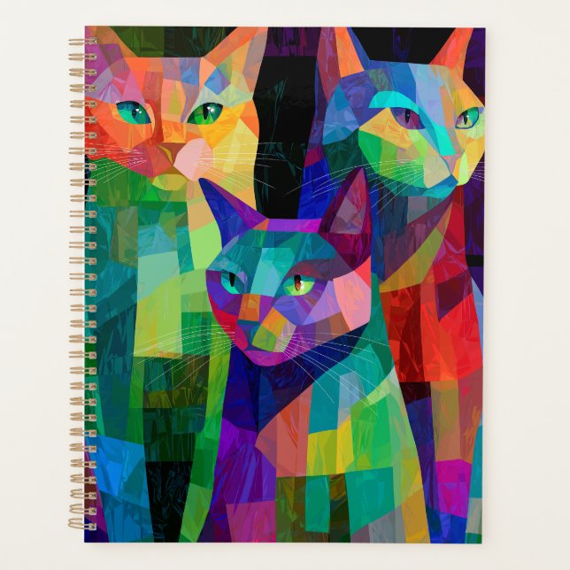 Agenda Sentinelas Gatos Cubistas (Frente)