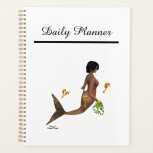 Agenda Sereia Bonita Com Planner Diário Seacavalos