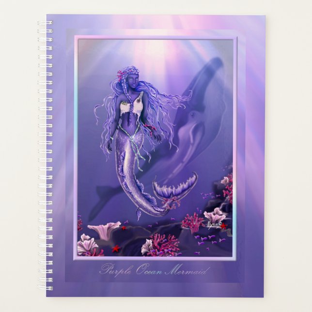 Agenda Sereia do Oceano Roxo (Frente)