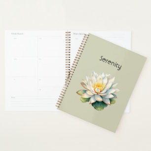 Agenda Serenidade da Flor de Lótus