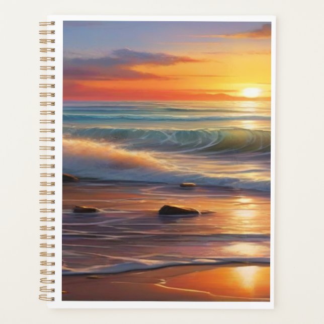 Agenda Serenidade do Sol: Ondas de Tranquilidade (Frente)