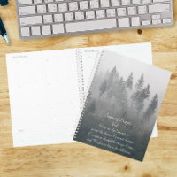 Serenity Prayer Misty Forest Foto