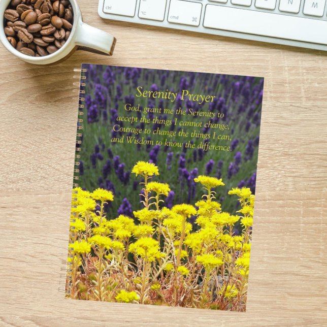 Agenda Serenity Prayer Summer Garden Floral (In Situ)