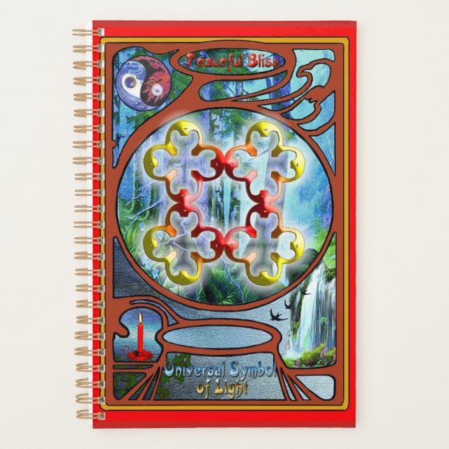 Agenda Seu diário de felicidade pacífico (Frente)